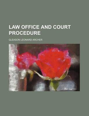 Book cover for Law Office and Court Procedure