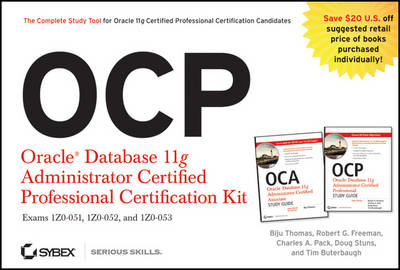 Book cover for OCP: Oracle Database 11g Administrator Certified Professional Certification Kit