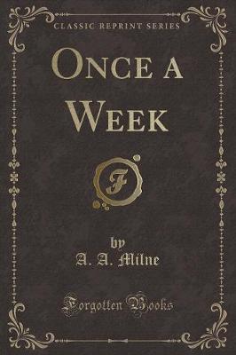 Book cover for Once a Week (Classic Reprint)