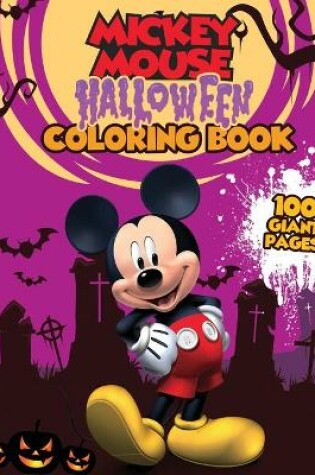 Cover of Mickey Mouse Halloween Coloring Book