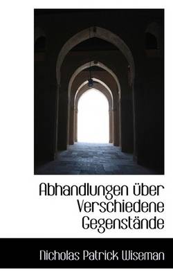 Book cover for Abhandlungen Ber Verschiedene Gegenst Nde