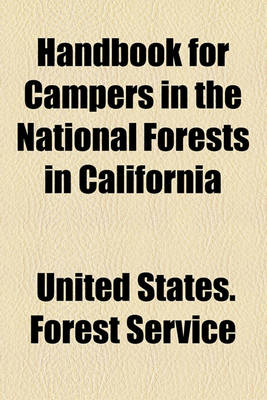 Book cover for Handbook for Campers in the National Forests in California