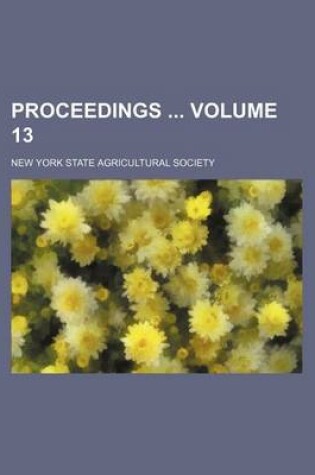 Cover of Proceedings Volume 13