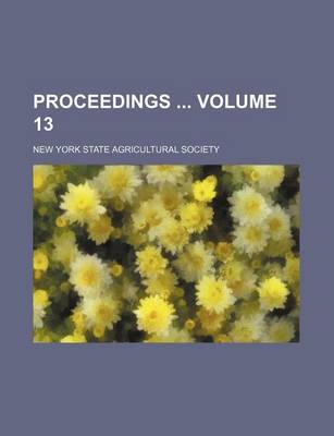 Book cover for Proceedings Volume 13