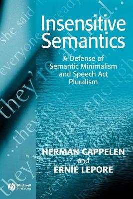 Book cover for Insensitive Semantics