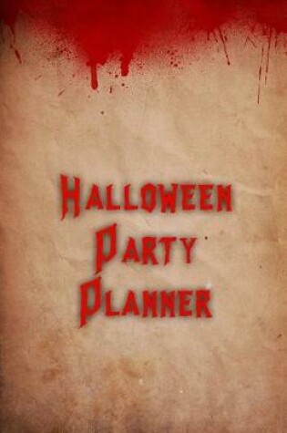 Cover of Halloween Party Planner