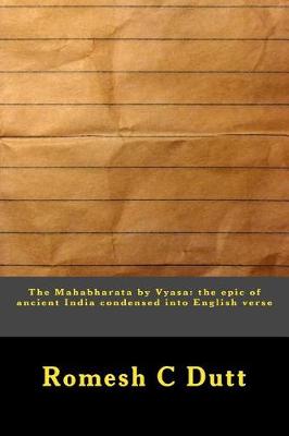 Book cover for The Mahabharata by Vyasa