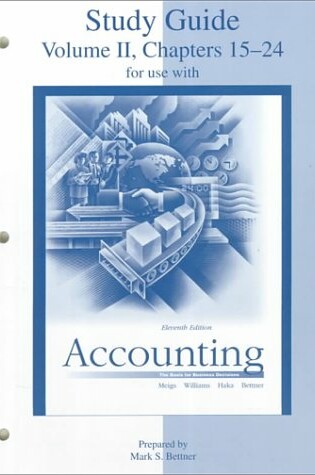 Cover of Accounting: the Basis for Business Decisions - Study Guide Vol 2