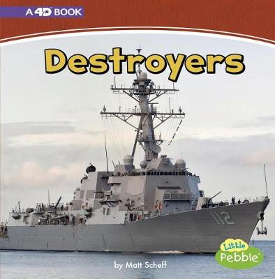 Book cover for Mighty Military Machines Destroyers a 4D Book