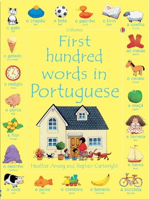 Book cover for First Hundred Words in Portuguese