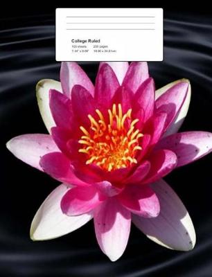 Book cover for Lotus Flower Composition Book