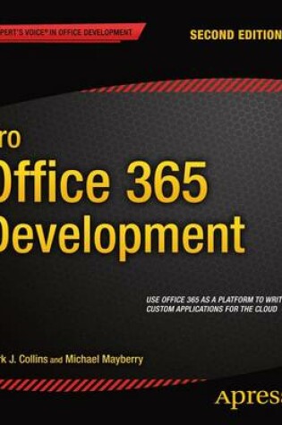Cover of Pro Office 365 Development