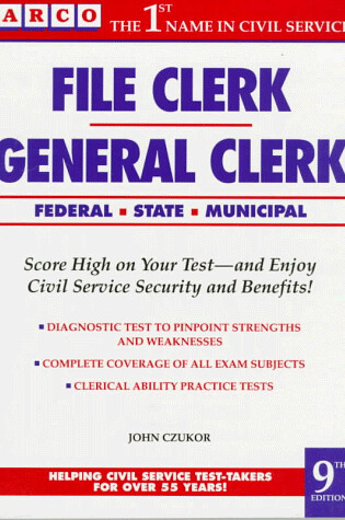Cover of File Clerk/General Clerk : Federal, State, Municipal