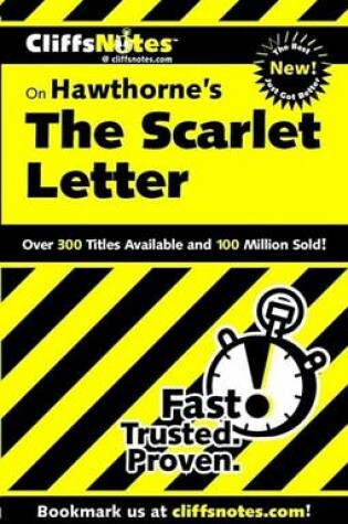 Cover of Cliffsnotes on Hawthorne's the Scarlet Letter