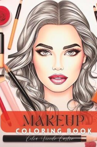 Cover of Model face makeup coloring book