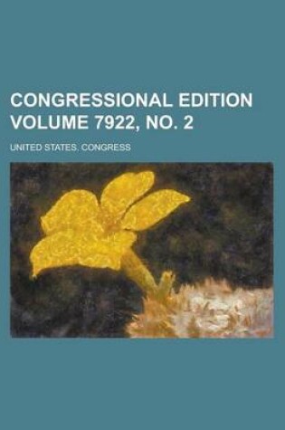 Cover of Congressional Edition Volume 7922, No. 2