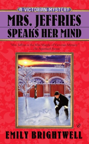 Book cover for Mrs. Jeffries Speaks Her Mind