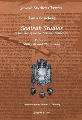 Book cover for Genizah Studies in Memory of Doctor Solomon Schechter (Vol 1)