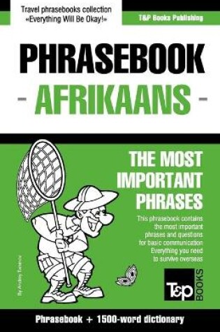 Cover of English-Afrikaans phrasebook and 1500-word dictionary