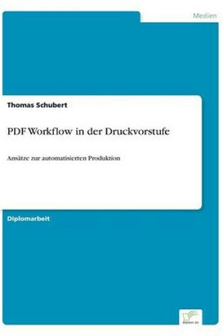 Cover of PDF Workflow in der Druckvorstufe