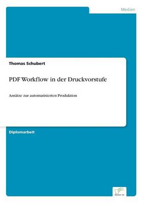 Book cover for PDF Workflow in der Druckvorstufe