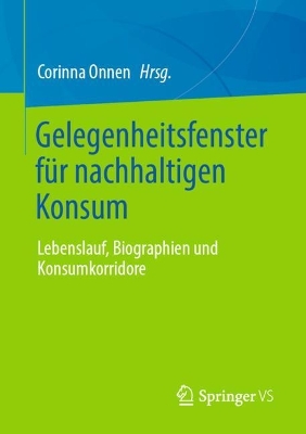 Cover of Gelegenheitsfenster für nachhaltigen Konsum