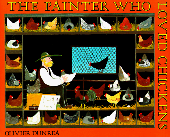 Book cover for The Painter Who Loved Chickens