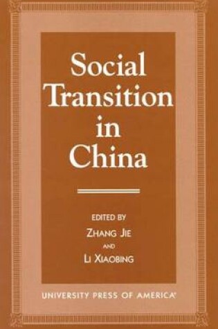 Cover of Social Transition in China