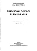 Book cover for Dimensional Control of Rolling Mills