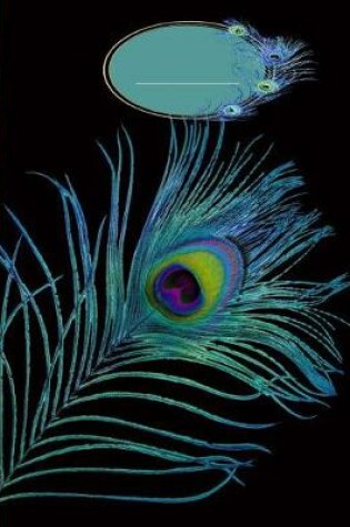 Cover of Peacock Feather Journal Notebook