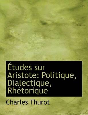 Book cover for Etudes Sur Aristote