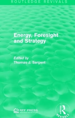 Cover of Energy, Foresight and Strategy