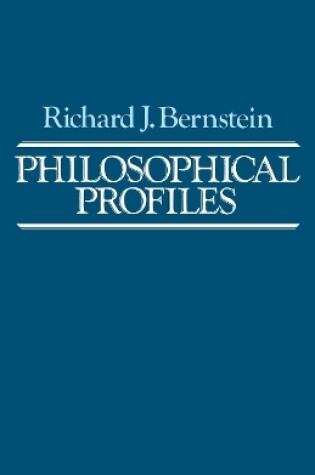 Cover of Philosophical Profiles