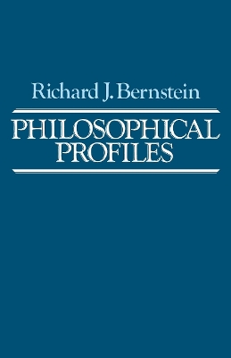 Book cover for Philosophical Profiles