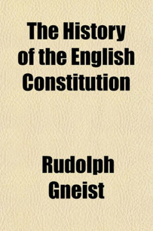 Cover of The History of the English Constitution