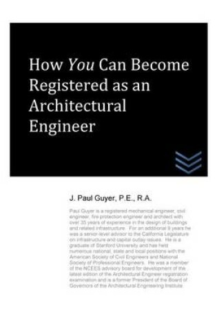 Cover of How You Can Become Registered as an Architectural Engineer