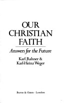 Book cover for Karl Rahner