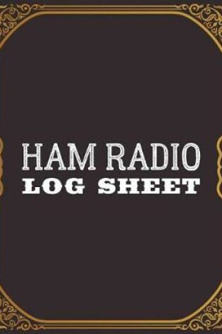 Cover of Ham Radio Log Sheet