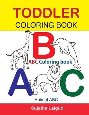 Cover of Toddler Coloring Book. ABC Coloring book