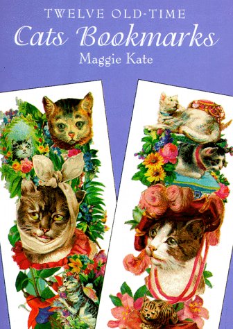 Book cover for Twelve Old-Time Cats Bookmarks