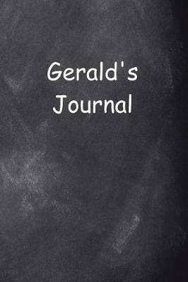 Cover of Gerald Personalized Name Journal Custom Name Gift Idea Gerald