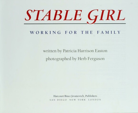 Book cover for Stable Girl