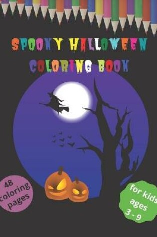 Cover of Spooky Halloween Coloring Book