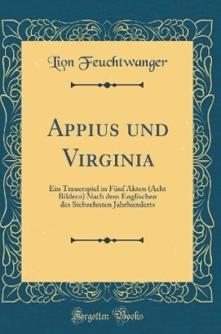 Cover of Appius Und Virginia