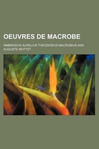 Cover of Oeuvres de Macrobe (1)