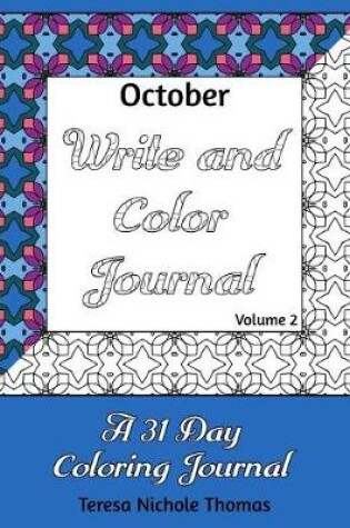 Cover of October Write and Color Journal - Volume 2