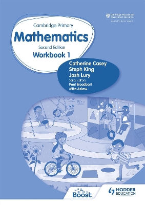 Book cover for Cambridge Primary Mathematics Workbook 1 Second Edition