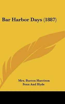 Book cover for Bar Harbor Days (1887)