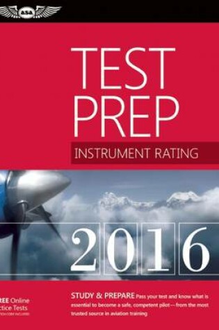 Cover of Instrument Rating Test Prep 2016