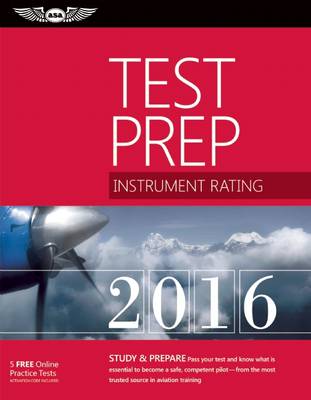 Cover of Instrument Rating Test Prep 2016